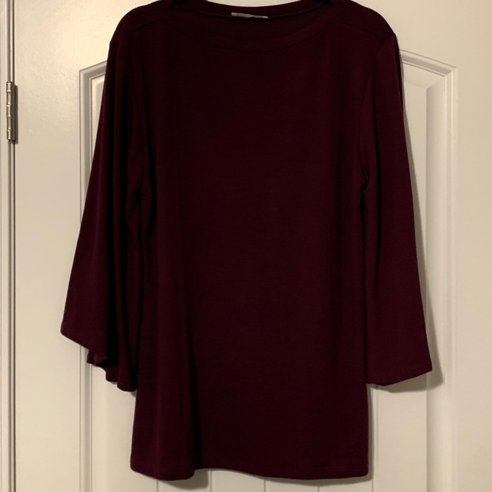 Bell sleeve sweater